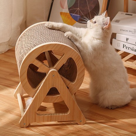 캣휠 고양이 스크래쳐 고양이 운동훈련 고양이장난감, 대형 26*26*34cm-추천-상품