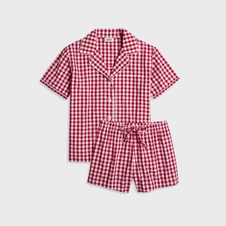 슬리피존스 (W) CORITA PAJAMA SET (PICNIC GINGHAM RED)-추천-상품