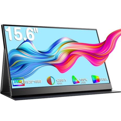 UPERFECT 39.62cm 1080p 15인치 FHD DEX 포터블 IPS 휴대용 모니터 UP-156T15, 156T15-추천-상품