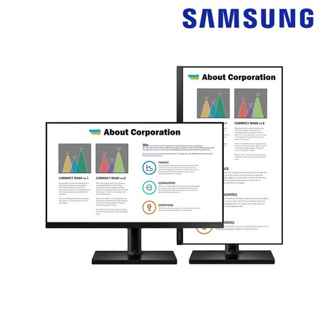 삼성전자 정품 F27T450 27인치 75Hz 3면 베젤리스 사무용 피봇 세로 높낮이조절 컴퓨터 LED 모니터 LF27T450FZKXKR 스피커내장, 삼성 F27T450 (LF27T450FZKXKR)-추천-상품