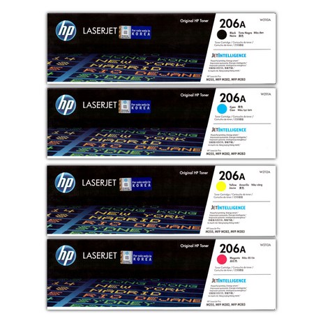 HP 정품 프린터토너 NO 216A 4색세트 W2110A W2111A W21112A W2113A, 1세트, 4색-추천-상품