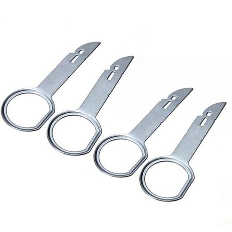 자동차 라디오 제거 키 핀 스테레오 헤드 유닛 오디오 좌석용 leon ibiza Alhambra Exeo Altea Arona Ateca 4 PCS, 4개-추천-상품