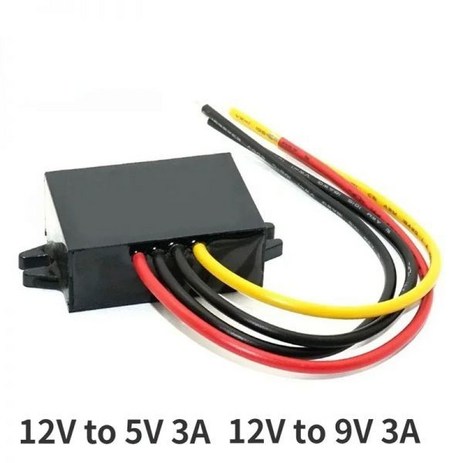 차량용 DC 스텝 다운 컨버터 방수 전원 공급 모듈 LED 디스플레이 12V-9V, 1.12V to 9V 2A - 12V-추천-상품