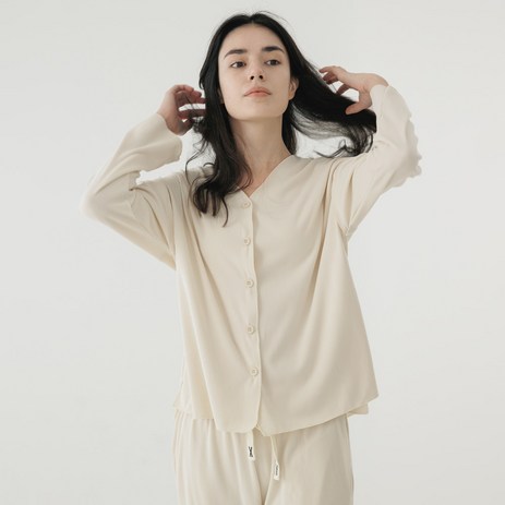 소프트 골지 홈웨어 여성 잠옷 세트 파자마-추천-상품