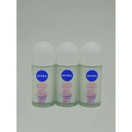 니베아 데오드라트 롤온 엑스트라 브라이트, 50ml, 3개-추천-상품