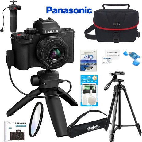 PANASONIC LUMIX DC-G100DV KIT+12-32mm+슈팅그립+삼각대+256GB+정품가방+KENKO AIR UV 필터+크리닝킷+LCD필름+리더기 고용량 풀패키지-추천-상품