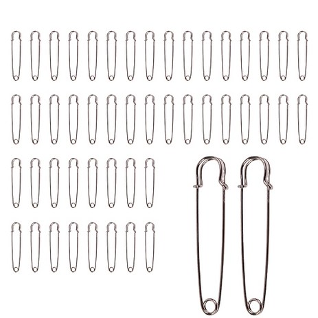 한수위 대형 옷핀 50개 세트 100mm 이불 침대 고정 옷수선, 단색-추천-상품