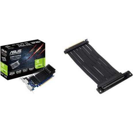 ASUS TUF 게이밍 엔비디아 지포스 GTX 1660 Ti EVO OC 에디션 그래픽 카드 PCIe 3.0 6GB GDDR6 HDMI 2.0b 디스플레이 포트 1.4 공간 등, GPU + Riser Cable-추천-상품