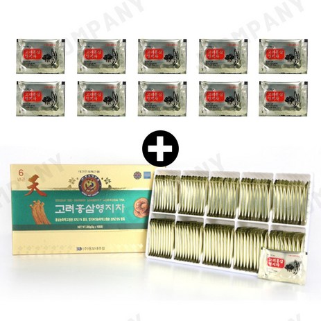 고려홍삼 영지차 3g x 100포 + 10포, 300g, 1개-추천-상품