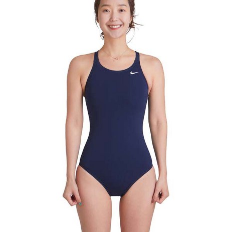 나이키 여성 수영복 앤서 솔리드 패스트백 자수 앤 로우컷 NESSA040-410 나이키스윔-추천-상품