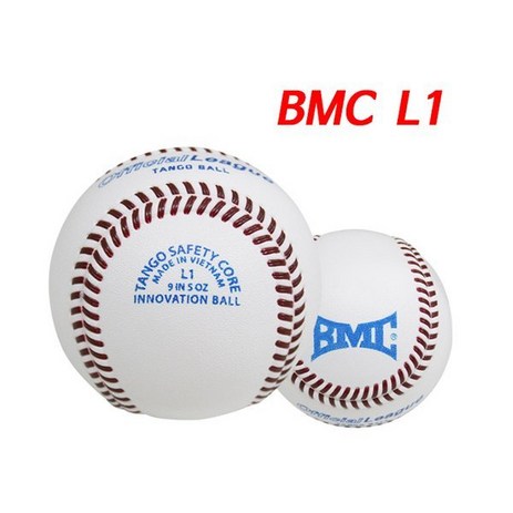 (BMC)BMC L1 탱고볼 야구공 안전공 1타 낱개12개-추천-상품
