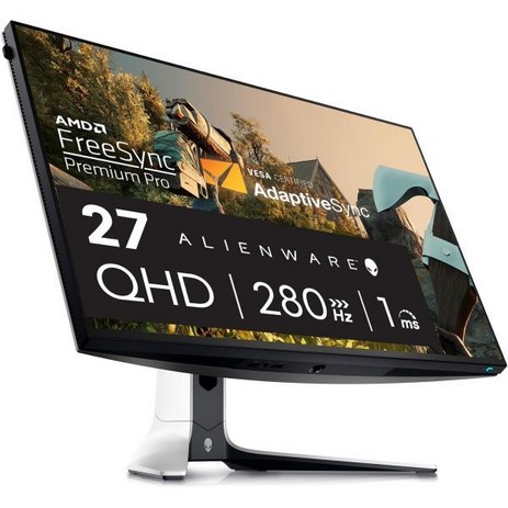Alienware AW2725DF OLED 게이밍 모니터 26.7인치 Quantom Dot WQHD 2560x1440 360Hz 0.03Ms 디스플레이 AMD FreeSync, 27 Inches_280 Hz | AW2723DF-추천-상품