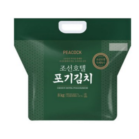 peacock 조선호텔 포기김치 냉장, 없음, 1개, 8kg-추천-상품