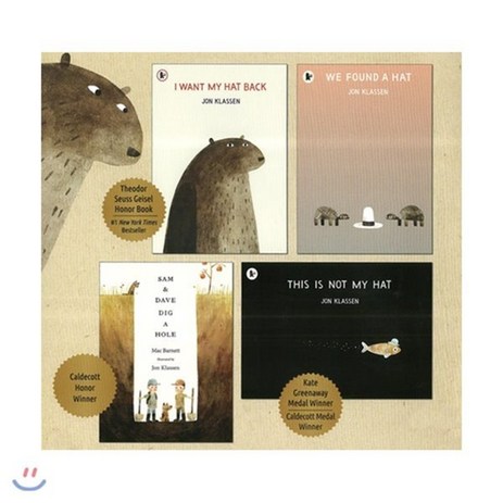 Jon Klassen Collection 존클라센 원서 그림책 4종 세트, Walker Books-추천-상품