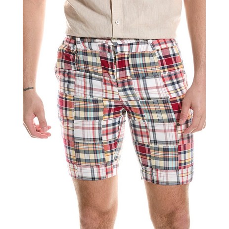 Brooks Brothers Madras 패치 Short 321048-추천-상품