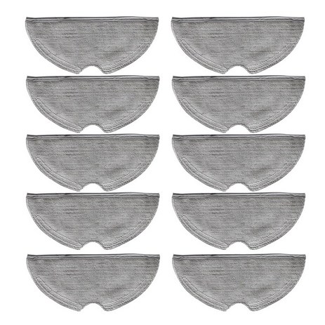 AFBEST Xiaomi Dreame D9 로봇 진공 청소기 액세서리 부품에 대 한 10Pcs 걸레 천 행주, 회색-추천-상품