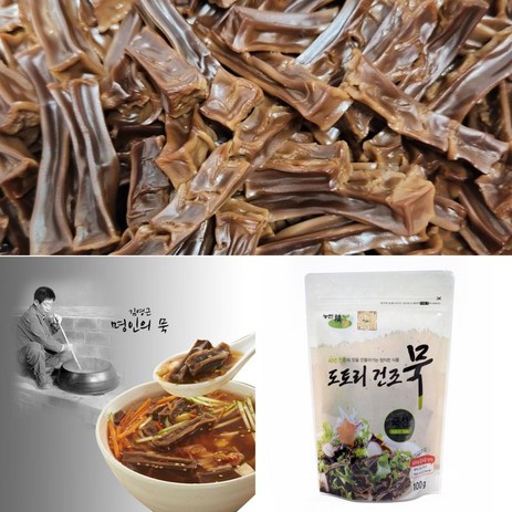 말린 건조 도토리묵 말랭이, 건조도토리묵, 100g, 1개-추천-상품