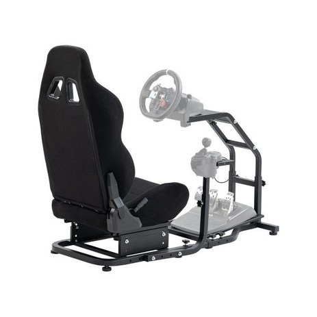 Marada Racing Sim Cockpit Stand LogitechThrustmasterPXNG29 G920 G923 T300RS T150 조정 가능 게임 스탠드 휠페달시-추천-상품