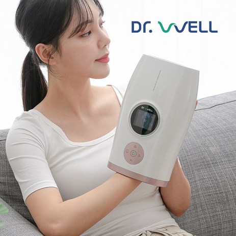 [닥터웰]프리미엄 핸드뷰 온열 공기압지압 손 마사지기_화이트_DR-850, 화이트, 1개-추천-상품