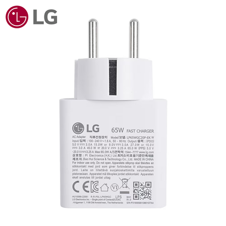 LG전자 그램 노트북 정품 충전기 어댑터 LP65WGC20P-EK W USB-C PD PPS 65W, LG 정품 C타입 65W 노트북 어댑터, 1개-추천-상품