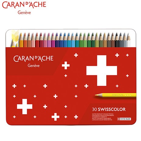 까렌다쉬 스위스컬러 유성색연필, 30색, 1개-추천-상품