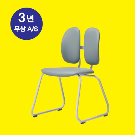 듀오백 의자 DK-043 리뉴얼 D043W 학생의자 학원의자 공부의자, 버블그레이-추천-상품