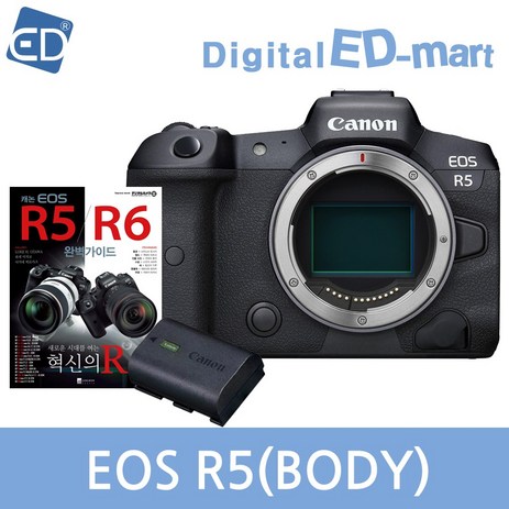 [캐논 정품] EOS R5 (BODY) + 정품배터리/ED, 01 EOS R5 / 풀바디-추천-상품