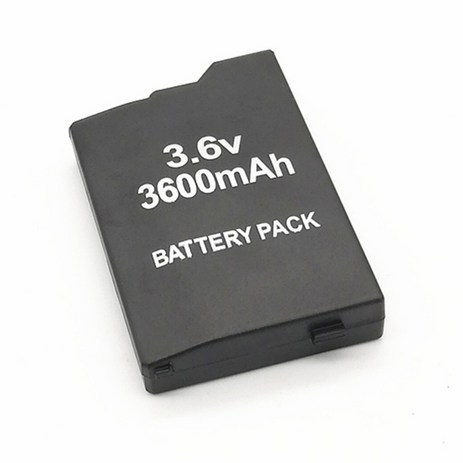 2peces 휴대용 게임패드 배터리 3.6V 3600mah(PSP 2000용 PSP 3000용), 한개옵션1-추천-상품