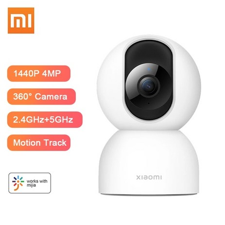 xiaomi mi 스마트 카메라 2 ptz 360도 1440p wifi cctv ip 웹캠 2.4ghz 5ghz 저조도 풀 컬러 홈 베이비 보안 모니터, 카메라만-추천-상품