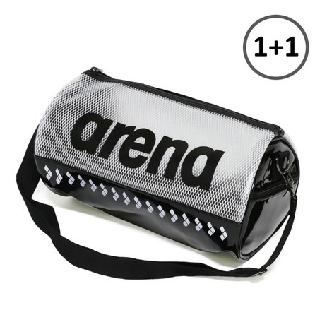 아레나 원형 숄더백 수영가방 A2AC1AB14, 블랙+블랙-추천-상품