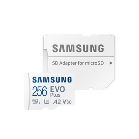 삼성전자 마이크로SD카드 EVO PLUS MB-MC256 KR + SD카드 케이스, 256GB+SD카드 케이스, 1개-추천-상품