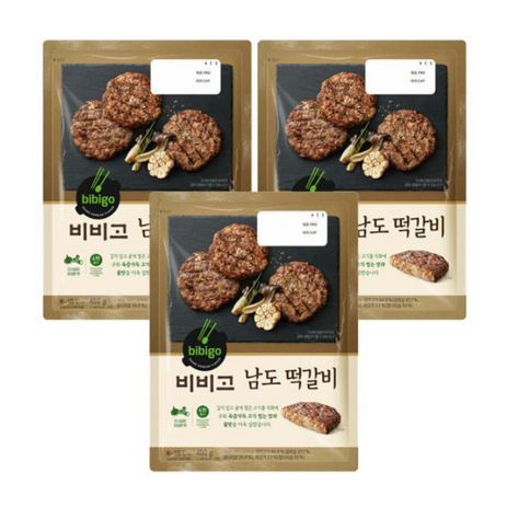 비비고 남도떡갈비 450g (냉동) 3개, 450mg-추천-상품