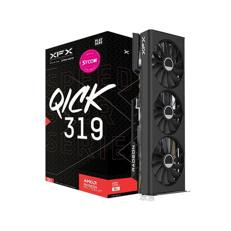 XFX 라데온 RX 7700 XT QICK 319 BLACK D6 12GB-추천-상품