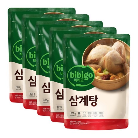 비비고 삼계탕, 800g, 5개-추천-상품