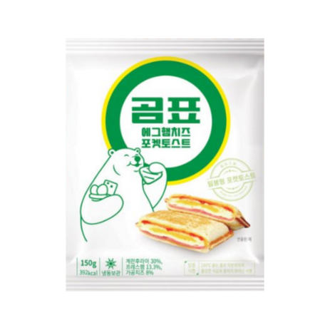 곰표 포켓토스트 에그햄치즈 150g x 6개-추천-상품