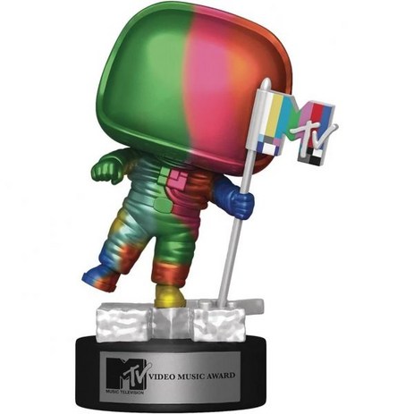 펀코 팝 광고 아이콘: MTV - 레인보우 Moon Person Multicolor One Size, 1개-추천-상품