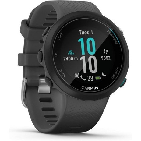 가민 Swim 2 GPS 수영 시계 수중 심박수 모니터 및 특수 기능 수영장개방 수역 모드 GLONASS Galileo 스포츠 앱 7일 배터리 수명, darkslategray, Single-추천-상품