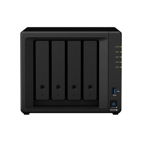 Synology DiskStation DS420+ 기업용 NAS 서버Celeron CPU 6GB 메모리 8TB HDD 스토리지 DSM 운영 체제 포함, 16TB HDD-추천-상품