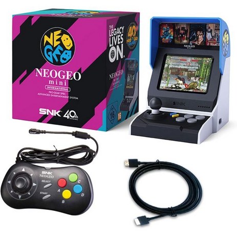 네오지오 미니 인터네셔널 아케이드 블랙 게임패드 NEOGEO Mini, mini international and black g-추천-상품