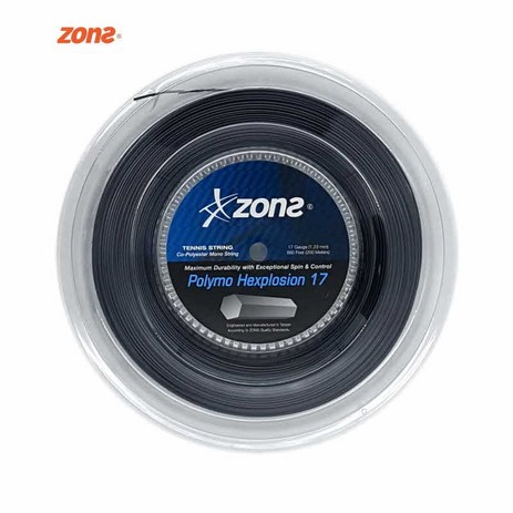 존스 테니스스트링 폴리모 헥스플루전17 (육각) 1.23mm, 블루, 1개-추천-상품