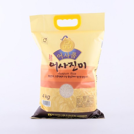 횡성 쌀 어사진미, 1개, (햅쌀) 어사진미 4kg-추천-상품