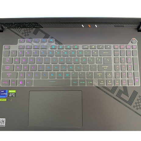 노트북 키보드 커버 스킨 프로텍터 아수스 ROG Strix Scar 18 G814 G814J G814JV G814JI G834JY G834J G834JZ G834 인치용, 03 TPU, [03] TPU-추천-상품