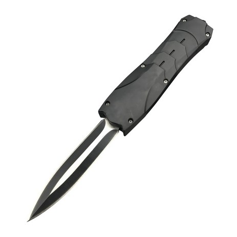 병풍 파티션 야외 BM OTF 나이프 전술 칼 EDC 접이식 포켓 ABS 핸들 생존 자기 방어 도구 클립 남성 선, 01 Black handle, 01 Black handle-추천-상품