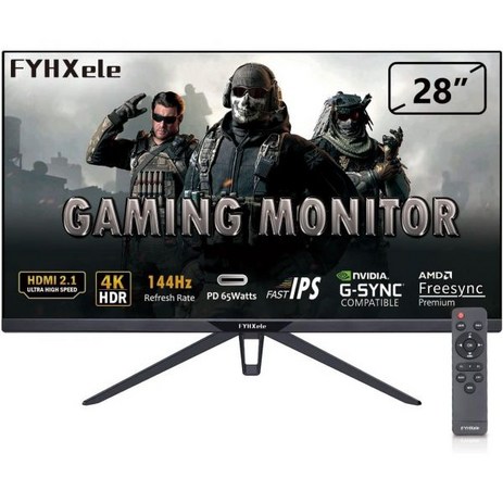 24인치 180Hz IPS 게이밍 모니터 1ms MPRT FHD 1080P 144hz165hz180hz 지원 AMD 프리싱크 프리미엄 디스플레이 아이케어 디스플레이포트 HDMI, 28-4K-144Hz-추천-상품