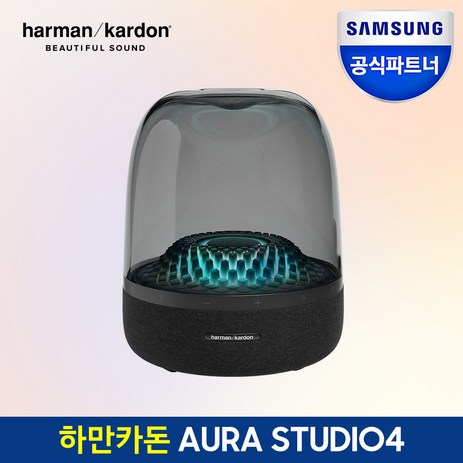 삼성공식파트너 하만카돈 오라스튜디오4 블루투스 스피커 AURA STUDIO4, 블랙-추천-상품