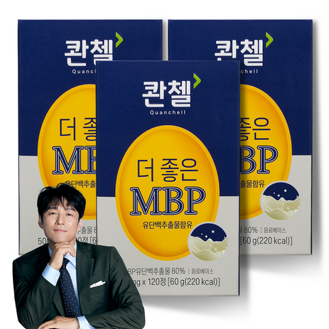 콴첼 더 좋은 MBP 영양제 60g, 120정, 3개-추천-상품