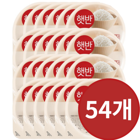 햇반 즉석밥 작은공기, 7.02kg, 1개-추천-상품