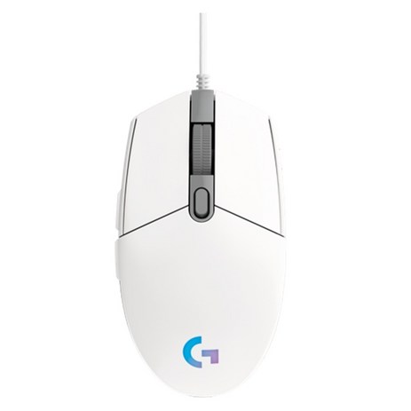 로지텍-유선마우스-G102-2ND-White-추천-상품