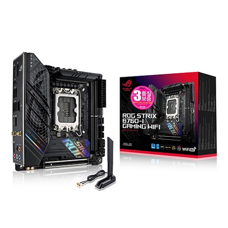 ASUS ROG STRIX B760-I GAMING WIFI STCOM 에이수스 컴퓨터 PC 게이밍 메인보드 인텔 13세대 랩터레이크 12세대 엘더레이크 CPU추천-추천-상품