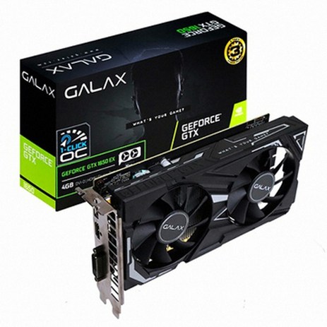 갤럭시 GALAX 지포스 GTX 1650 BLACK EX D6 4GB 그래픽카드-추천-상품